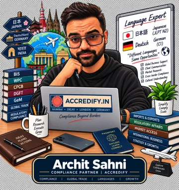 Archit Sahni, Compliance Partner at Accredify.in